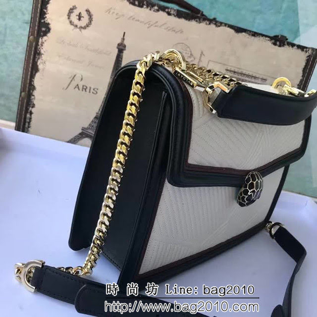 BVLGARI寶格麗 2018專櫃新型蛇頭包 蛇形繡線限定款 Bvlgari Serpenti Forever系列 286632 FYD1302